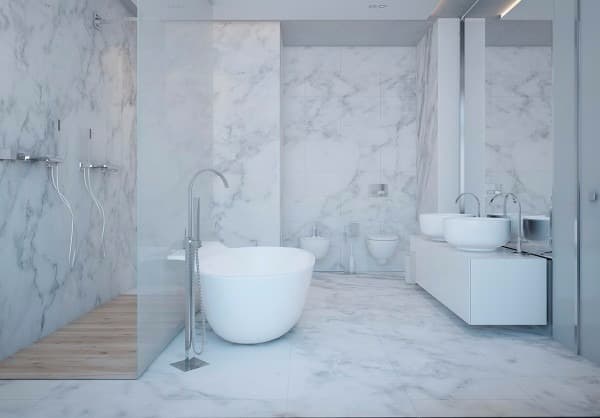 White Indian Statuario Marble - Image 2