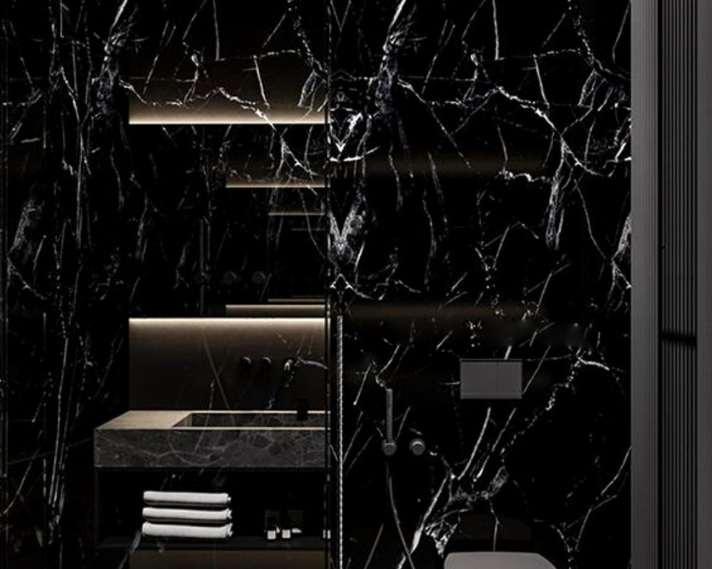 Imported Black Marquina Marble - Image 4