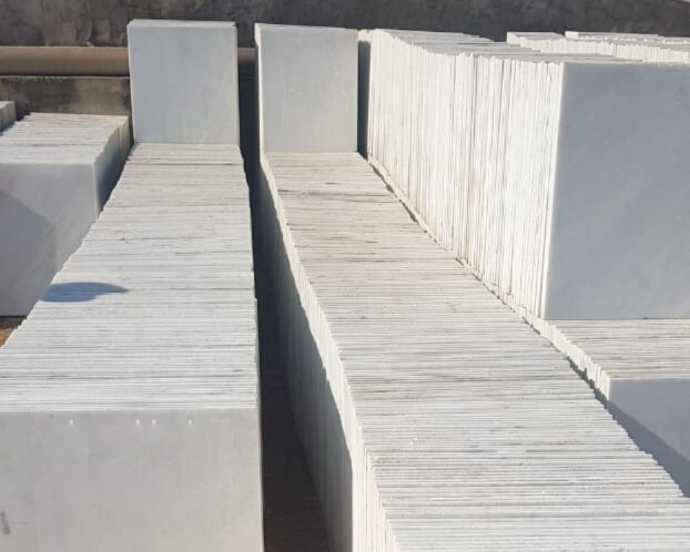 Morwad White Marble Tiles - Image 2